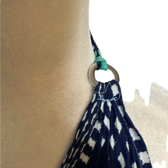 RR HAWAII RESORT High-Low Beach Sun Halter Dress Tropical Cover Up One Size - Picture 7 of 8